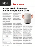 Google Listening to Private Google Home Chats