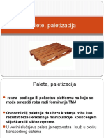 Palete, Paletizacija