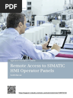 Remote Access To Simatic Hmi Operator Panels: Sm@Rtserver