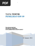 Download Tata Tertib Pemilihan Rw 09 by moer76 SN46391217 doc pdf