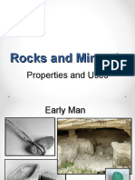 Rocks and Minerals: Properties, Uses, and Early Man