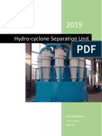 Hydro-Cyclone Separation Unit: Cost Estimations