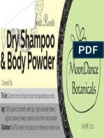 GREEN 3 - Awaken Your Roots Dry Shampoo & Body Poweder PDF