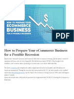 How To Prepare Your Ecommerce Business For A Possible Recession PDF