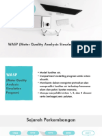 Model kualitas air WASP (Water Quality Analysis Simulation Program