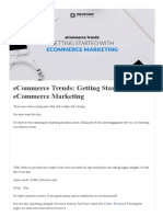 Ecommerce Trends: Getting Started With Ecommerce Marketing: The 4-Hour Workweek