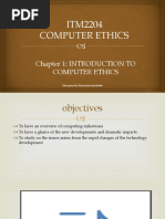 Chapter 1 Introduction To Computer Ethics