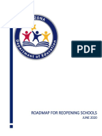 Roadmap To Reopening Schools