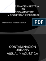 Contaminacion urbana visual y acustica