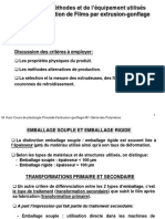 Le Procédé Dextrusion-Gonflage Pour La Fabrication de Films Plastiques PDF