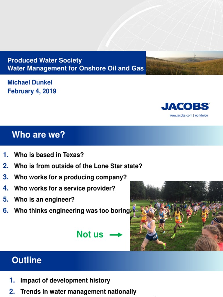 Produced Water Society Feb 2019 PDF Chemical Process Engineering