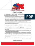 COMUNICADO INFORME REQUISITOS BASICOS PARA EL FUNCIONAMIENTO DE LOS ESTABLECIMIENTOS EN JUN N