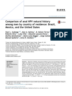 Comparison of Anal HPV Natural History Among Men by Country of Residence Brazil, Mexico, and The United States