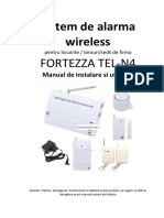 Sistem de alarma wireless fortezza tel-n4