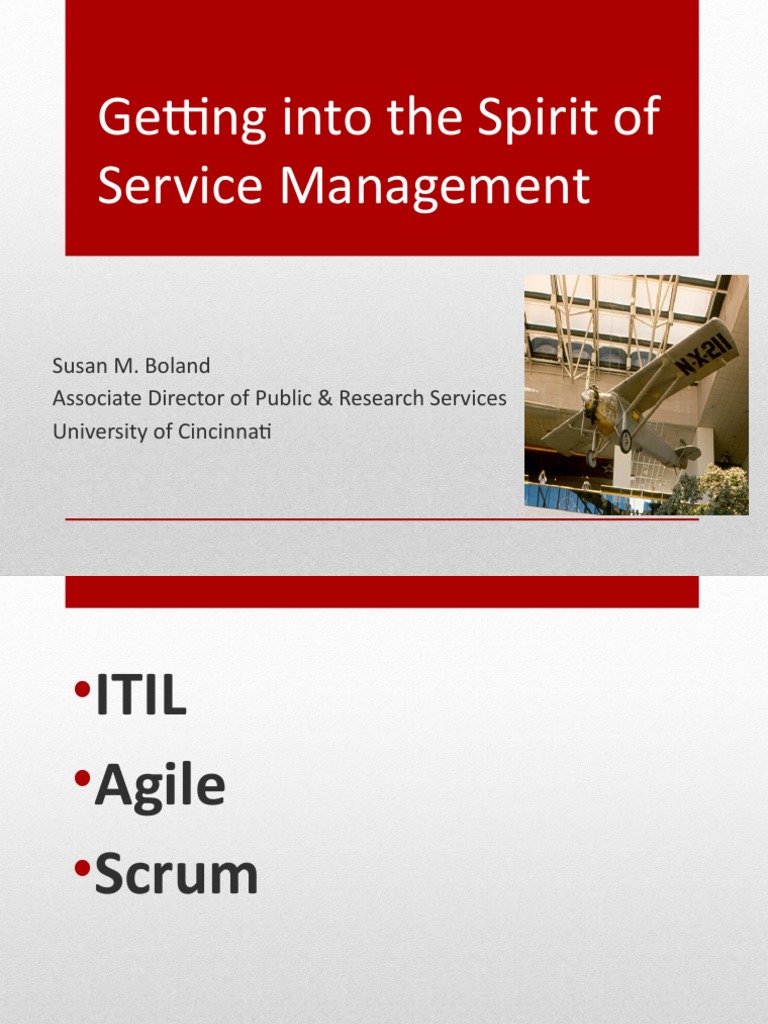 Service Managementfinal | PDF | Agile Software Development | Product ...