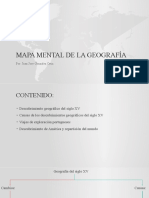 Mapa Mental de La Geografía Del Siglo XV