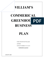 Williams Greenhouse Business Plan 2020