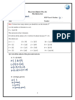 Y4 Mathematics Practice Sheet 11 PDF