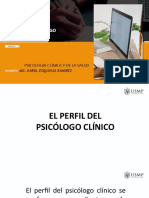 Perfil Del Psicologo Clinico