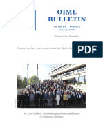 Oiml Bulletin: Quarterly Journal