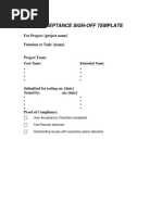 User Acceptance Template PDF
