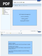 06 - 02 - SAP MM Invoice Verification Subsequent Debit and Credit | PDF