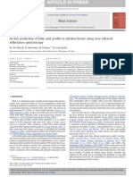 At-Line Prediction of Fatty Acid Profile in Chicken Breast Using NIR Reflectance Spectrosc-6