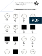 Telling The Time Worksheet