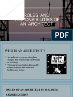 Roles and Responsibilities of An Architect