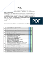 Cuestionario SIV, PPG-IPG, SPV (GORDON)