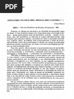 Escravismo, Colonialismo, Imperialismo e Racismo - Clóvis Moura PDF