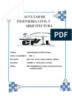 Procedimientos laboratorio albañilería