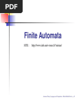 Finite Automata: Site