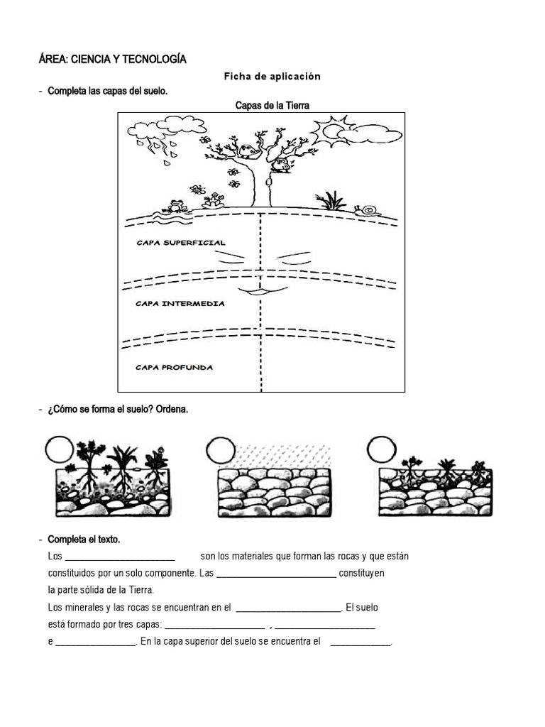 Tipos de Suelo para Niños de Primaria | PDF | Suelo | Roca (geología)
