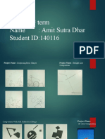 Portfolio 1 Year 1 Term Name: Amit Sutra Dhar Student ID:140116