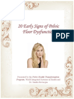 20 Early Signs of Pelvic Floor Dysfunction