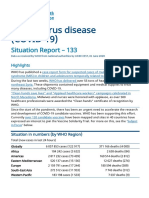 WHO COVID-19 Situation Report For June 1, 2020