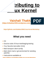 Contributing To Linux Kernel: Vaishali Thakkar