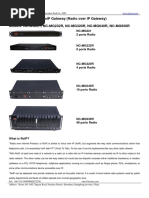 Roip Gateway (Radio Over Ip Gateway) Models: Nc-Mg221, Nc-Mg232R, Nc-Mg320R, Nc-Mg640R, Nc-Mg930R