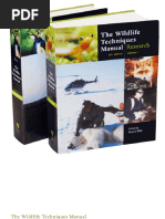 THE WILDLIFE TECHNIQUES MANUAL, 2 VOLUMENES