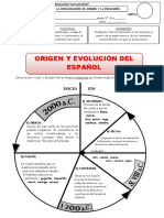 FICHA DE TRABAJO Origen-y-Evolución-del-Español-para-TERCERO SECUNDARIA 13-04-2020