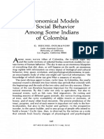 REICHEL-DOLMATOFF - Astronomical Models of Social Behavior Among Some Indians of Colombia