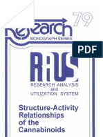 Structure-Activity Relationships of the Cannabinoids