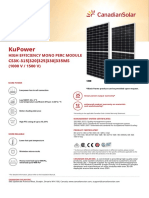 Kupower: (1000 V / 1500 V) Cs3K-315 - 320 - 325 - 330 - 335Ms