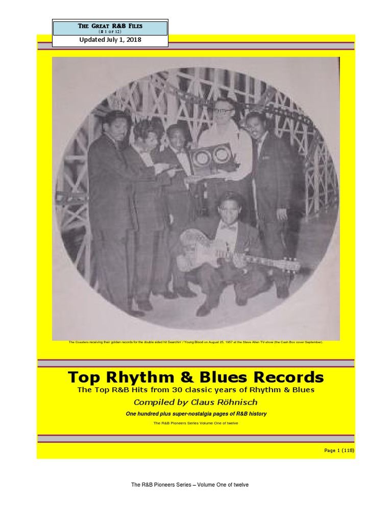 TopRhythmandBluesRecords PDF PDF Motown Blues
