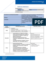 Sesión de Aprendizaje: Asignatura Sesión #Semana Fecha Título de La Sesión Docente