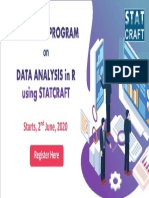 Certificate Program: Data Analysis in R Using STATCRAFT