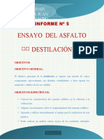 Informe 5 DESTILACIÓN