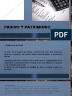 Activo Pasivo y Patrimonio