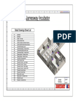 Jamesway Incubator: Detail Drawings Sheet List
